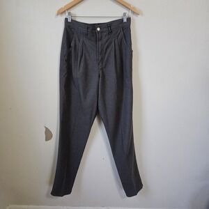 Vintage 90s Rockies High‎ Waisted Bareback Pleated Mom Jeans Houndstooth L 11/12